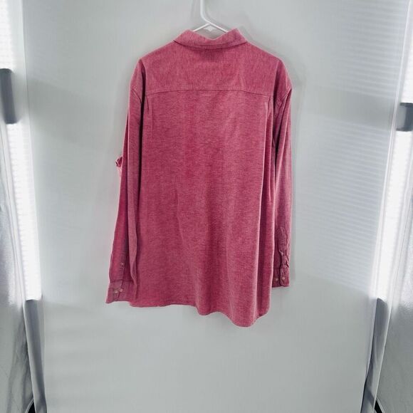 Sonoma button down salmon Color button down long sleeve  casual dress shirt  siz - Picture 5 of 9